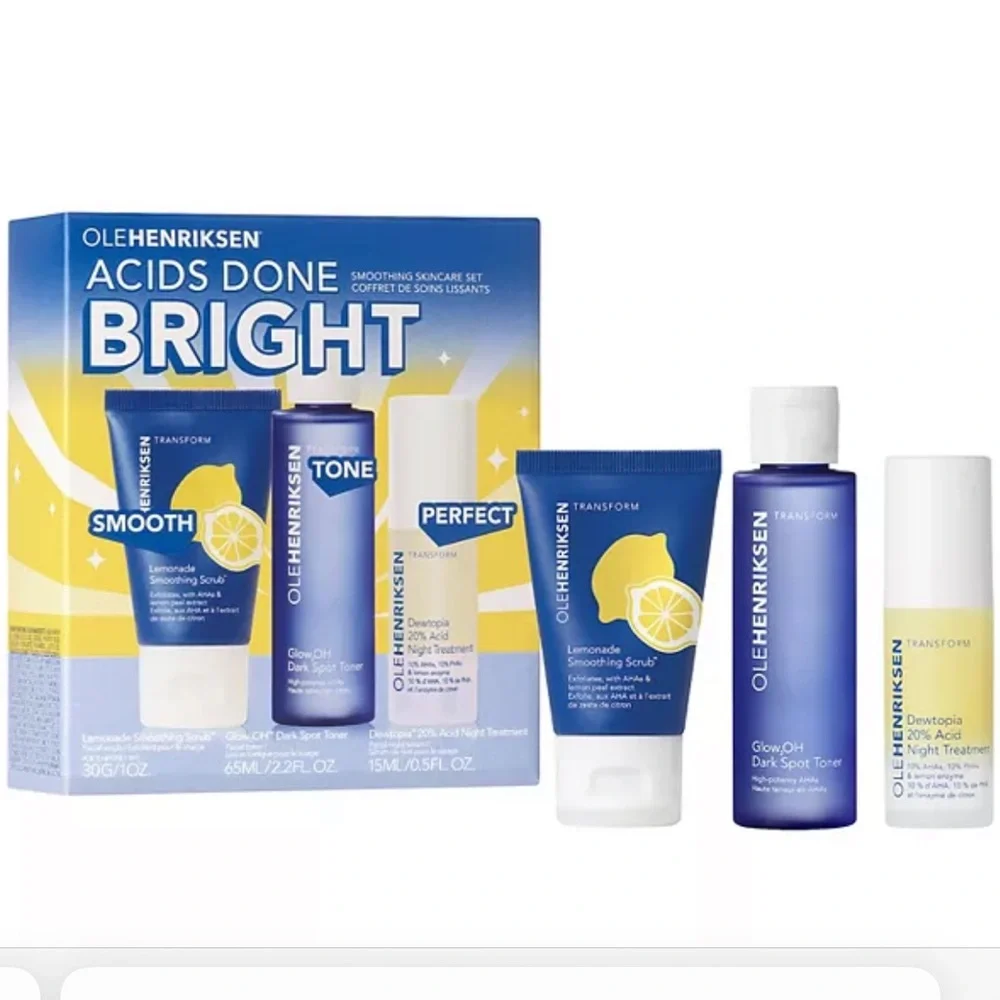 OLE HENRIKSEN Acids Done Bright 3p Lemonade Scrub Dark Spot Toner Dewtopia $44